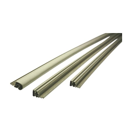 M-D Building Products M-D Building Products White Magnet/Vinyl Kerf Weatherstrip For Doors 36 and 81 in. L X 0.38 in. 47006